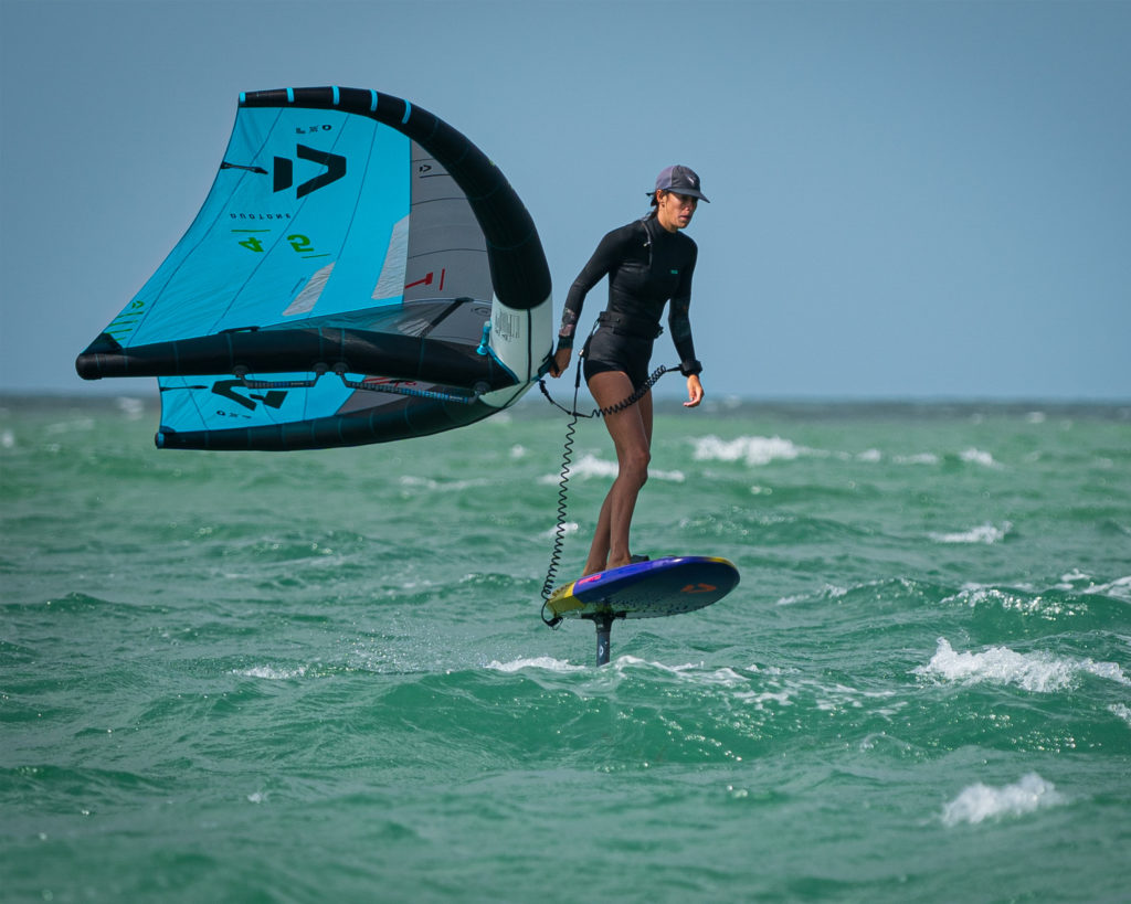 Image of Kitefoiler at Pass-A-Grille beach in Florida